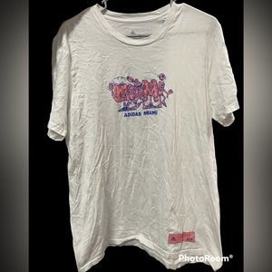 Adidas Beyond The Streets Miami edition Men-T-Shirt, Size LARGE